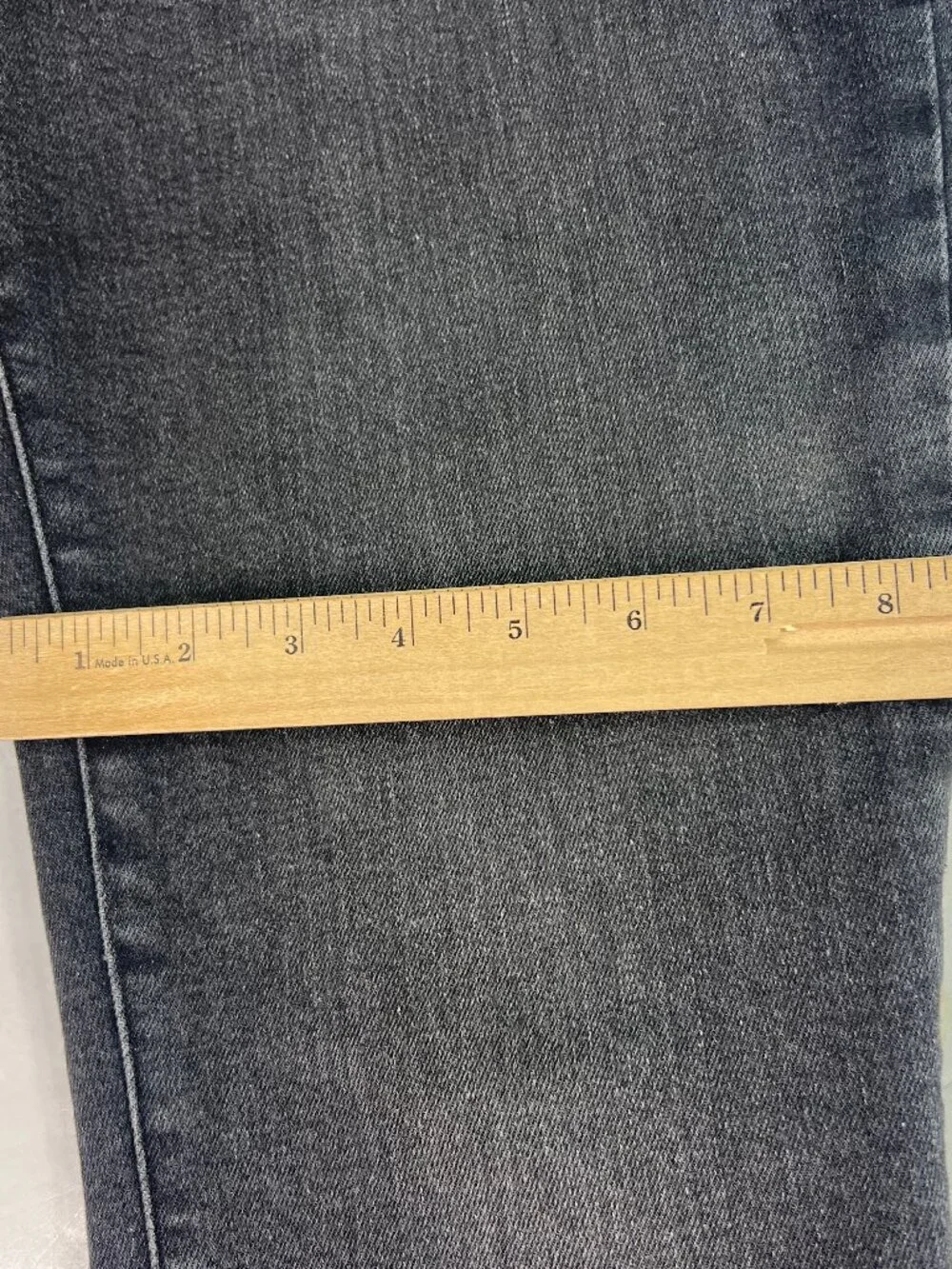 Good American Jeans Womens 31x22* Good Legs High Rise Cropped Black Denim Tag 14